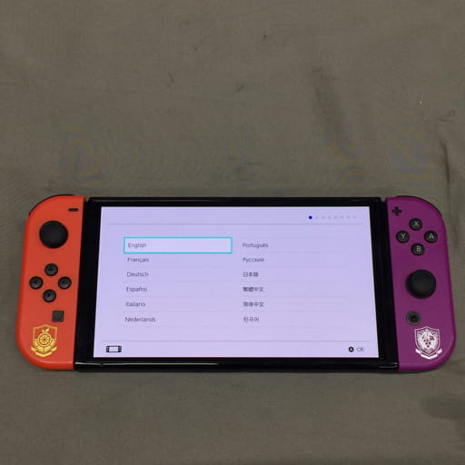 任天堂 Nintendo Switch HEG-001 有機EL スカーレット・バイオレットエディション