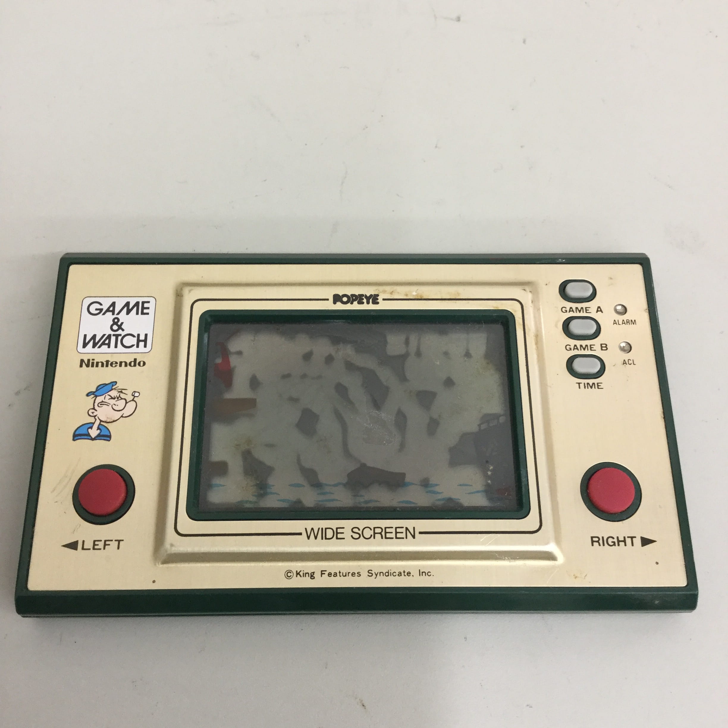 ゲーム&ウオッチ ワイドスクリーンシリーズ『ポパイ（POPEYE、型番：PP-23）』
