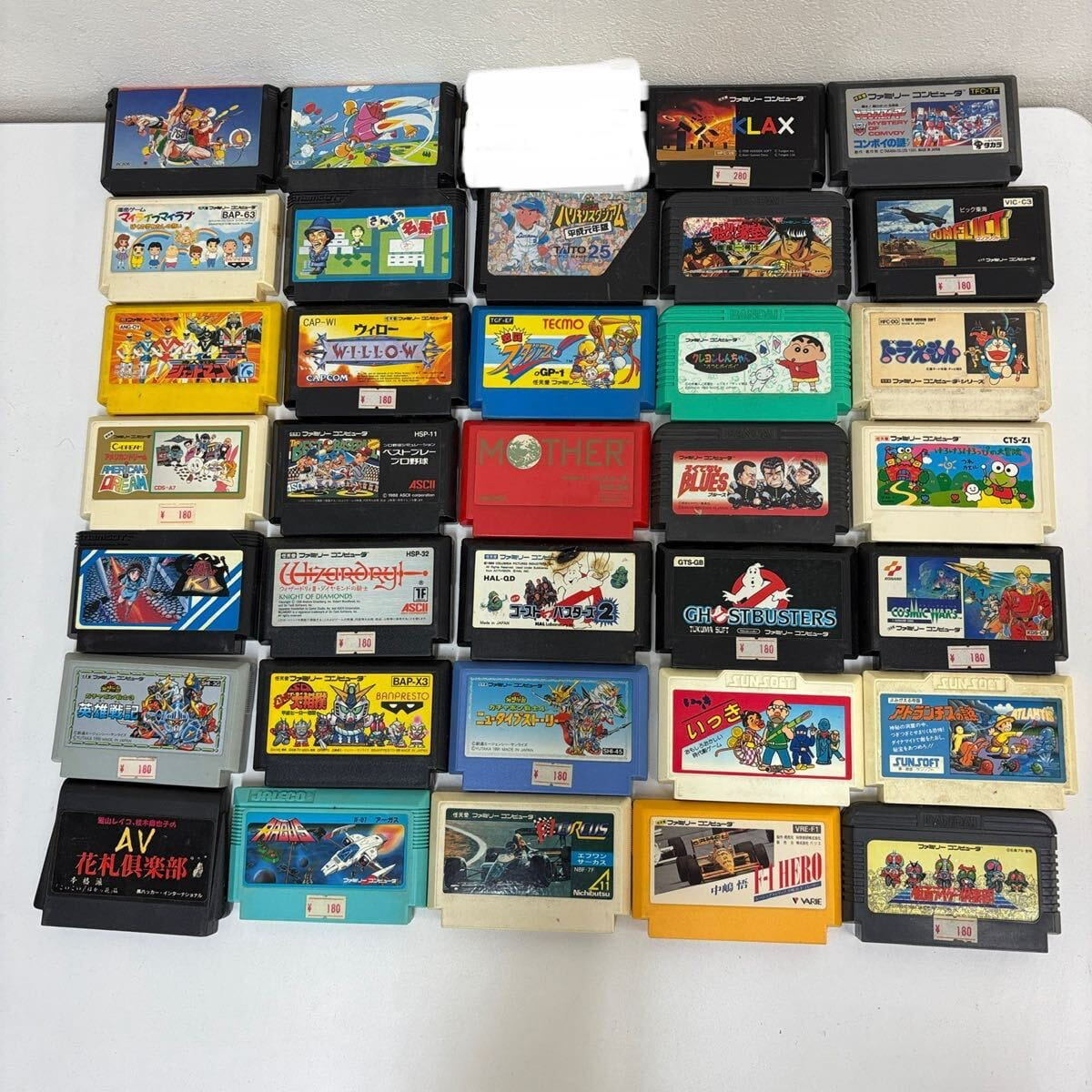 ゲームソフト 大量まとめて ファミコンソフト など